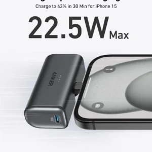 Anker Nano Power Bank (22.5W, Built-In USB-C Connector)