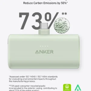 Anker Nano Power Bank (22.5W, Built-In USB-C Connector)