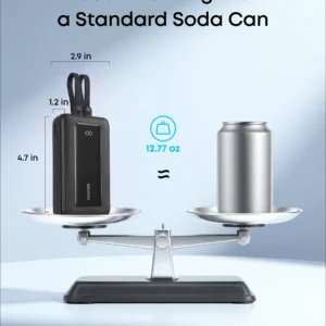 Anker Zolo Power Bank (20K, Built-In USB-C and Lightning Cable)